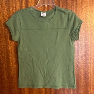 Women’s green tee